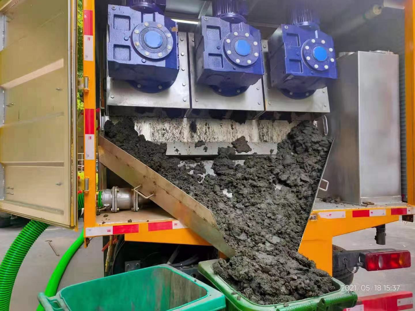 宁强化粪池清掏城市维护站-泥浆净化干湿分离处理